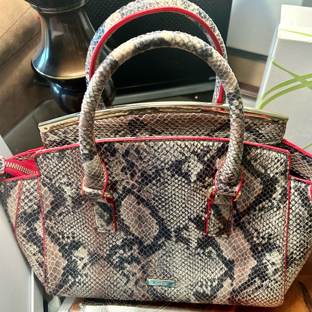 Faux Python Mini Handbag - Picture 3 of 9